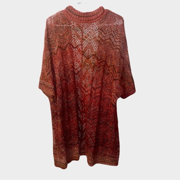 Catherine’s open front open wave cardigan size 2X - Picture 2 of 3